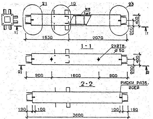 Колонна 3КС 36.36-6-с Серия 1.020.1-2с/89